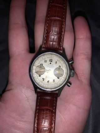 Vintage Actua Swiss Chronograph Watch - Landeron 11 Movement Mechanical