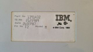 1987 IBM Model M Space Saving Keyboard Vintage Mechanical ' Clicky ' ps/2 - - 4