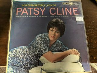1962 Patsy Cline Lp Sentimentally Yours On Decca Dl 4282