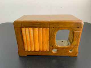 Vintage Motorola 52 " Vertical Grill " Green Catalin Radio Cabinet -