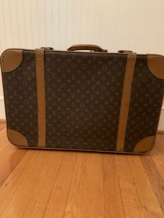 Vintage Louis Vuitton Lv Monogram Suitcase