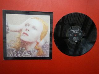 Vinyl Lp Record: David Bowie: Hunky Dory.  Gatefold.  Emc 3572.  1990.