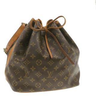 Louis Vuitton Monogram Petit Noe Shoulder Bag Vintage M42226 Lv Auth Fm127
