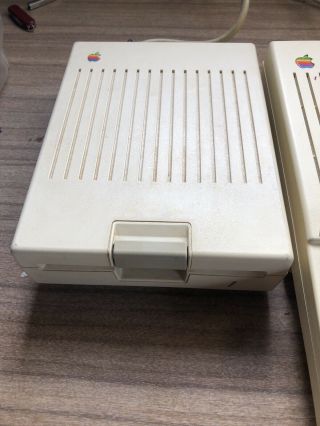 Vintage APPLE IIc Computer with Monitor & Stand Floppy 3