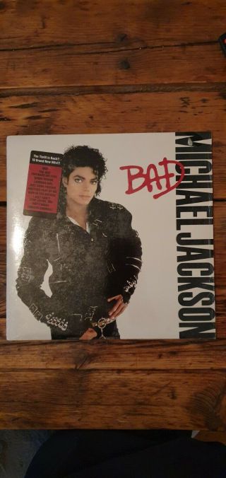 Michael Jackson,  Bad Lp - 1987 1st Press In Near,  Vinyl Album