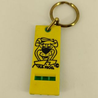Vintage Keychain Yogi Bear Whistle - Rare - Hanna Barbera Pro