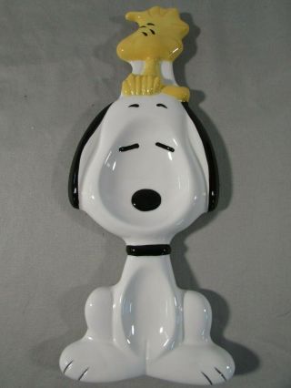 Treasure Craft Peanuts Snoopy & Woodstock Spoon Rest