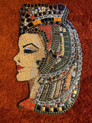 Mosaic Art Vintage - Egyptian Goddess Isis