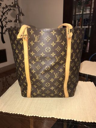 Vintage Louis Vuitton Sac Shopping Shoulder Tote Bag