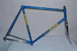 Vintage Denti Liberty Road Frame And Fork Columbus Matrix Made In Italy Vgc