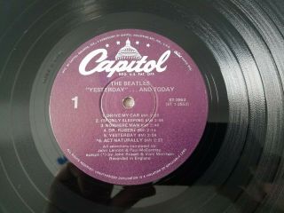 The Beatles lp record in Shrink YESTERDAY AND TODAY,  Capitol 2