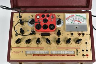 Vintage Hickok 6000A Micromhos Mutual Conductance Tube Tester Transistors 2