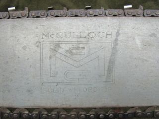 Vintage Mcculloch 1 - 70 1 - 80 chainsaw w/ 24 