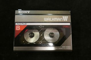 Vintage Sony Walkman Wm - W800 Stereo Cassette Corder