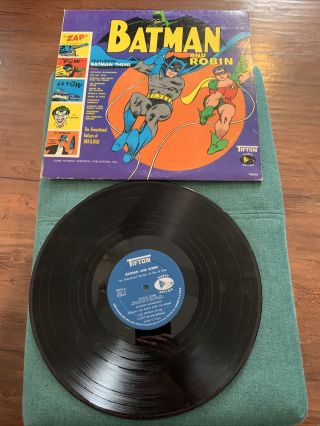 PRE - OWNED - BATMAN AND ROBIN - - 1966 Vinyl LP - - Tifton Label 78002 - - Dick Dale,  Sun Ra 2