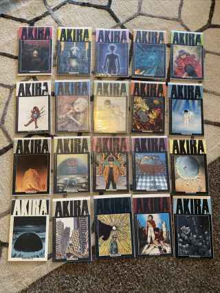 Epic Akira 1 - 33 Set Almost Full Run Missing 34 - 38 1988 - 1990s Vintage Manga