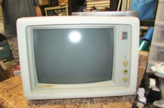 Vintage Ibm 5154 Ega Enhanced Color Display Crt Computer Monitor 1985