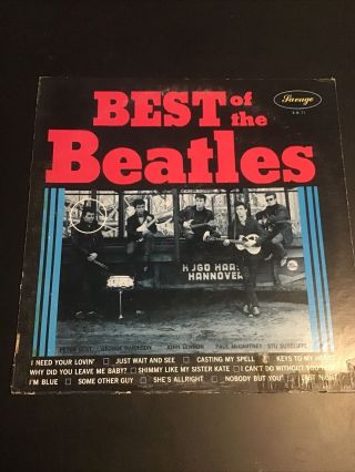 The Beatles Best Of The Beatles Savage Records Pete Best Rare Lp 1966 Vinyl