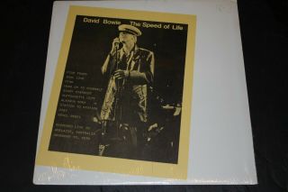 David Bowie The Speed Of Life Import Lp