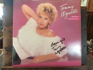 Tammy Wynette - Sometimes When We Touch - Signed Record Album