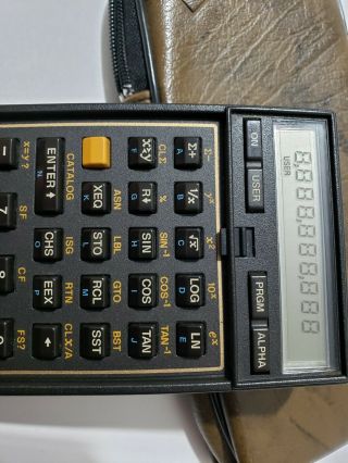 Vintage Hp 41cx Hewlett Packard Calculator In.