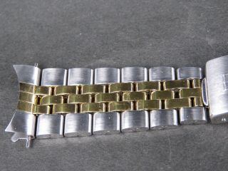 VINTAGE TUDOR 6248 20mm 596 GP/STAINLESS STEEL TWO TONE MENS WATCH BAND STRAP 3