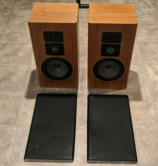 Vintage ADS A/D/S L9e Studio Monitor Loudspeaker Stereo 3Way Wood Speakers Pair 3