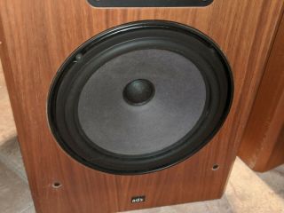 Vintage ADS A/D/S L9e Studio Monitor Loudspeaker Stereo 3Way Wood Speakers Pair 5