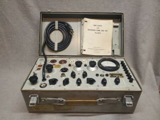 Vintage Hickok Tv - 7/u Tube Tester Military Vacuum