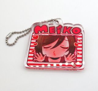 Vocaloid Hatsune Miku Meiko 1 " Acrylic Keychain Charm Figure Toy