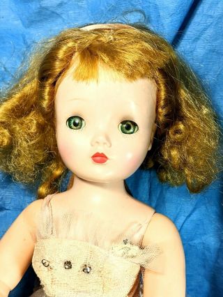Vintage Madame Alexander Cissy 20 " Doll,  1950stagged Chemise 2 Dresses
