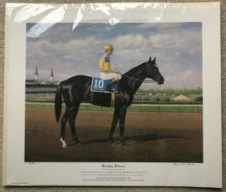 Richard Stone Reeves Sunday Silence Limited Edition Lithograph Sign Numbered Art