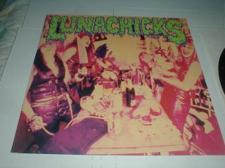 Lunachicks On Acid Blast First Uk Lp Booklet 1990 Grrrl Punk L7 Hole Sonic Youth
