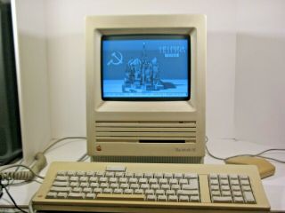 Vintage 1986 Apple Macintosh Se Model M5011,  Computer - Tetris