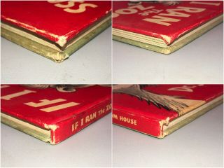 Dr.  Seuss If I Ran The Zoo 1950 Hardcover Oversized Vintage Printing 2