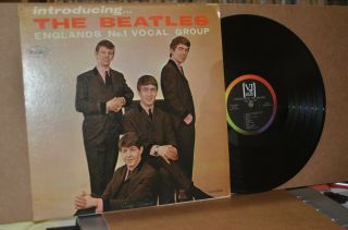 Introducing The Beatles 1964 Vee - Jay 1062 Vg,  Lp; Please Please Me & Ask Me Why