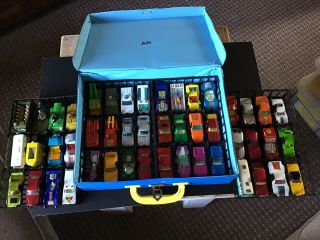 Vintage Matchbox Carry Case With 48 Models