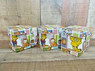 Garfield Ceramic Coffee Mug Cup In Gift Box Comic 80s Paws Perfect 14oz/400ml