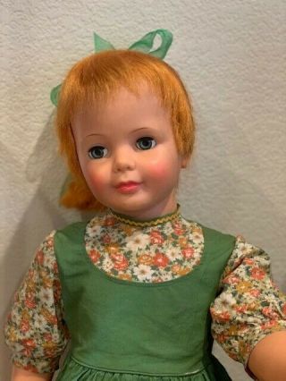 Vintage Doll Ideal Patti Playpal Walker Red Auburn Hair 1959 35”
