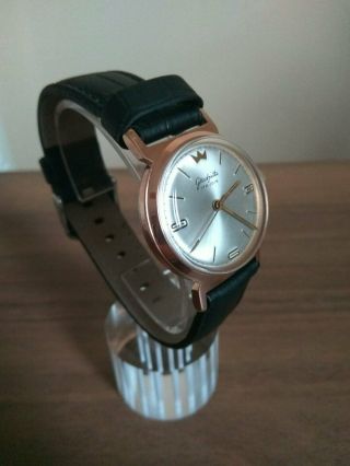 Vintage GUB Glashutte cal 70.  1 mechanical german wrist watch 3