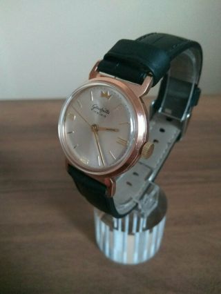 Vintage GUB Glashutte cal 70.  1 mechanical german wrist watch 5