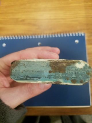 Rare Vintage Lucky Strike Roll Cut Tobacco Pocket Tin Litho Empty 5