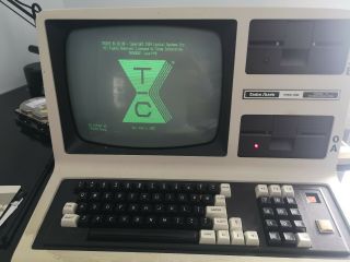 Vintage Tandy Radioshack Trs - 80 Model 4 128k With Manuals And Floppy