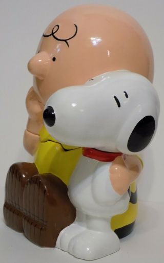 Peanuts Charlie Brown and Snoopy Cookie Jar by Gibson, 2