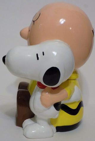 Peanuts Charlie Brown and Snoopy Cookie Jar by Gibson, 3