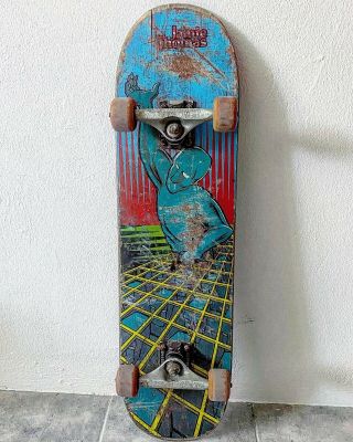 Vintage 1996 Jamie Thomas Toy Machine Skateboard Deck Zero Designer And Creator