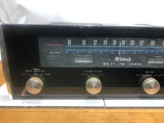 Vintage McIntosh MR - 77 Stereo Tuner Audiophile Estate Find 4