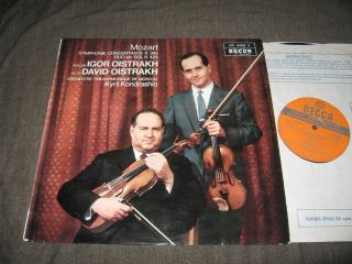 Sxl 6088 Ed1 Wb David,  I.  Oistrakh: Mozart Sinfonia Conc.  Duo For Violin & Viola