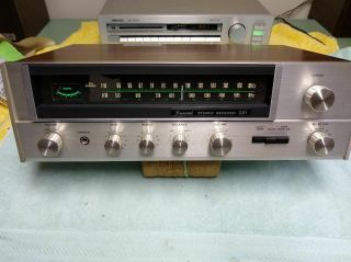 Vintage Sansui Stereo Receiver Model 221,  2 Channel Tuner,  Made In Japan,  1975