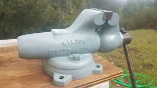 Vintage Wilton Bullet Vise 9300 Usa 3 In Jaw Perfect Schiller Park 6/71